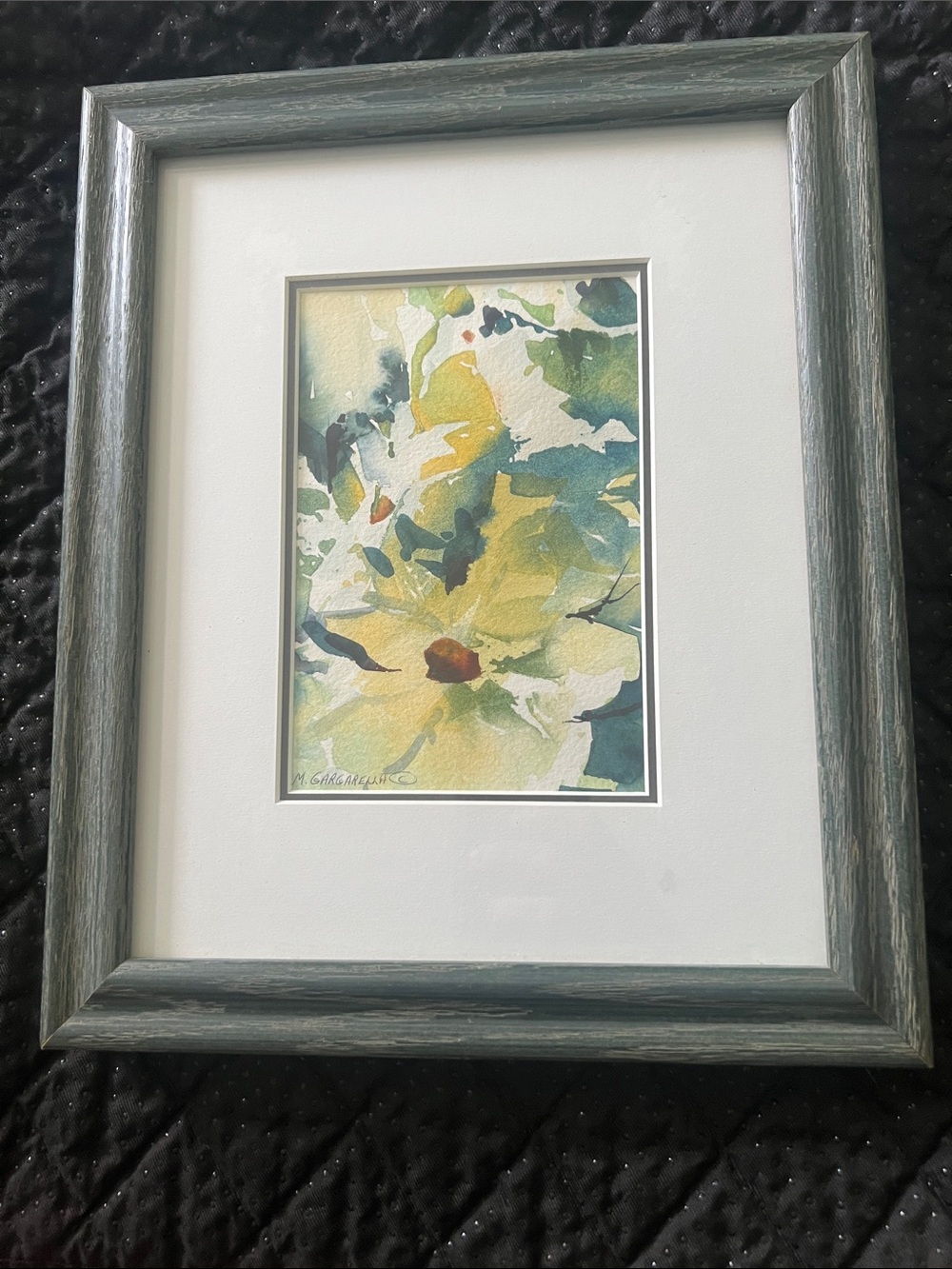 Marilyn Gargarella Original Watercolor Painting "Winter Whites II" Signed